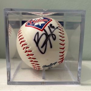 Authentic Signed Bryce Harper Baseball. Comes in case.